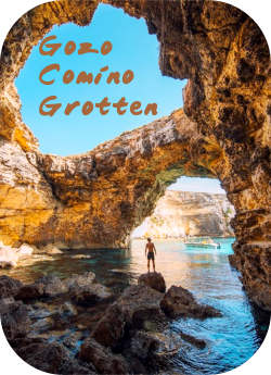 Gozo Comino Grotten bij Malta